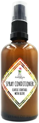 Nowa Kosmetyka Light Spray Conditioner Classic Cocktail with Olive кондиционер-спрей для волос лёгкий несмываемый с оливковым маслом лимоном и витамином E 100 мл