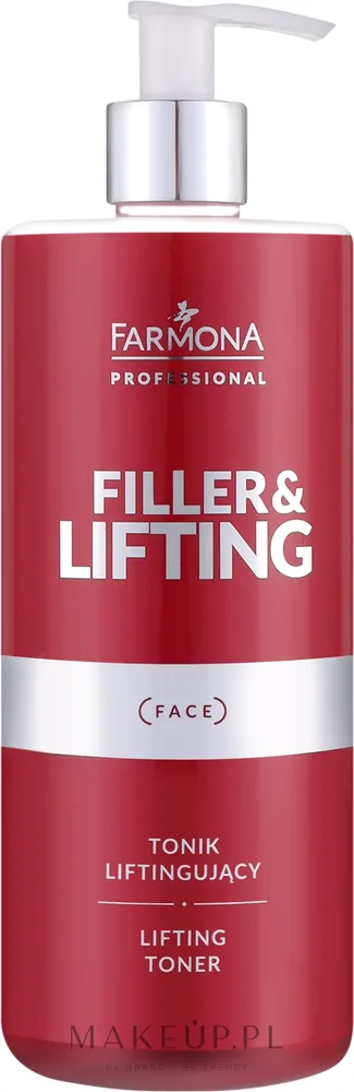 Лифтинг-тоник Farmona Professional Filler & Lifting с пептидами, гиалуроновой кислотой и розой, 500 мл