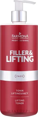Лифтинг-тоник Farmona Professional Filler & Lifting с пептидами, гиалуроновой кислотой и розой, 500 мл