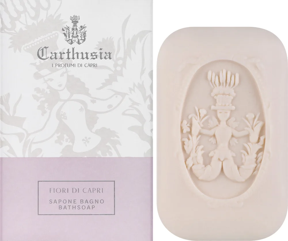 Мыло туалетное Carthusia Fiori di Capri с цветочным ароматом, 125 г