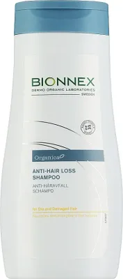 Шампунь Bionnex Organica против выпадения волос с Vitis Complex CX25, для сухих и повреждённых волос, 300 мл, Швеция