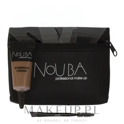 Набор для бровей Nouba Brow Improver пигментированный гель-крем трафареты и двусторонняя кисть 7 мл уценка упаковки