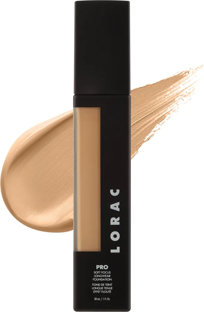 Тональная основа LORAC PRO Soft Focus Longwear Foundation стойкая матирующая веганская, 30 мл, оттенок 6