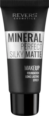 Тональная основа Revers Mineral Perfect Silky Matte Makeup Foundation матирующая шелковистая, 30 мл
