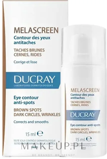 Крем для области вокруг глаз Ducray Melascreen Anti-spot с производным витамина C и глицерином для выравнивания тона 15 мл