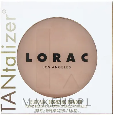 Бронзирующая пудра LORAC TANtalizer Buildable Bronzing Powder прессованная, 8,5 г