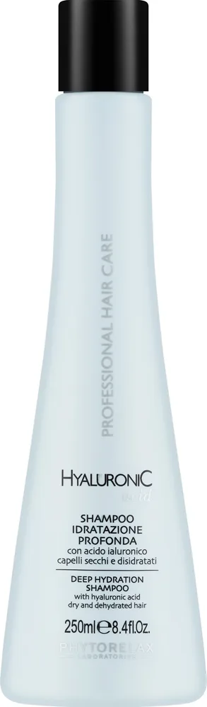 Phytorelax Laboratories Phytorelax Laboratories Hyaluronic Acid Deep Hydration Shampoo - Шампунь Phytorelax глубоко увлажняющий с гиалуроновой кислотой, для сухой кожи головы, 250 мл, Италия