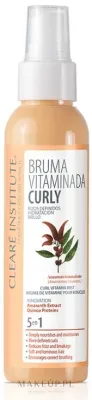 Cleare Institute Curly Vitamin Mist спрей для волос витаминный 125 мл для кудрей с экстрактом амаранта протеины киноа и пшеницы пантенол