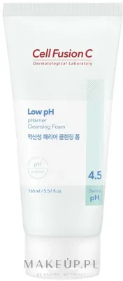 Cell Fusion C Low pH pHarrier очищающая пенка для раздражённой кожи с постбиотиками и мелиссой 165 мл