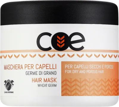 Маска для волос Linea Italiana COE Wheat Germ Hair Mask с зародышами пшеницы, для сухих и пористых волос, 500 мл