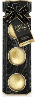 Набор бомбочек для ванны Baylis & Harding Sweet Mandarin & Grapefruit Luxury 3 шт по 100 г