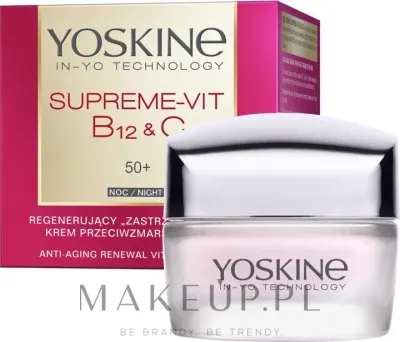 Крем для лица Yoskine Supreme-Vit B12 & C ночной восстанавливающий 50+ 50 мл