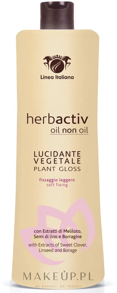 Масло для укладки волос Linea Italiana Herbactiv Oil Non Oil Light Styling Fix лёгкой фиксации, с солнцезащитным фильтром, 250 мл