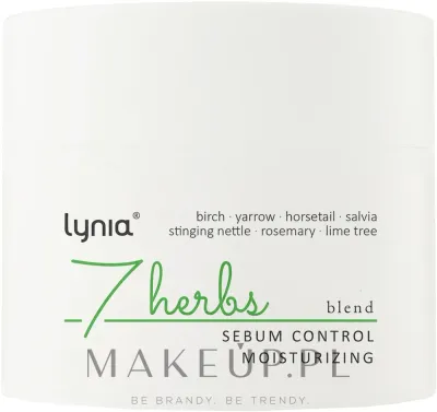 Крем для лица Lynia 7 Herbs увлажняющий регулирующий себум 50 мл