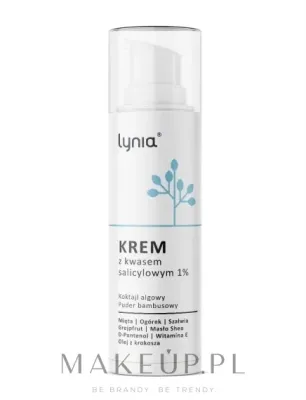 Крем для лица Lynia с салициловой кислотой 1% для проблемной кожи 50 мл