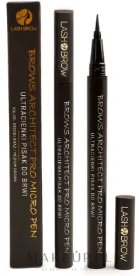 Маркер для бровей Lash Brow Brows Architect Pro Micro Pen ультратонкий, с эффектом микроблейдинга, 0,9 мл