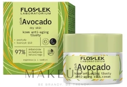 Крем для лица Floslek richAvocado антивозрастной для сухой кожи 50 мл