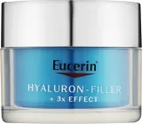 Бустер для лица Eucerin Hyaluron-Filler x3 Effect ночной увлажняющий с гиалуроновой кислотой 50 мл — фото 1