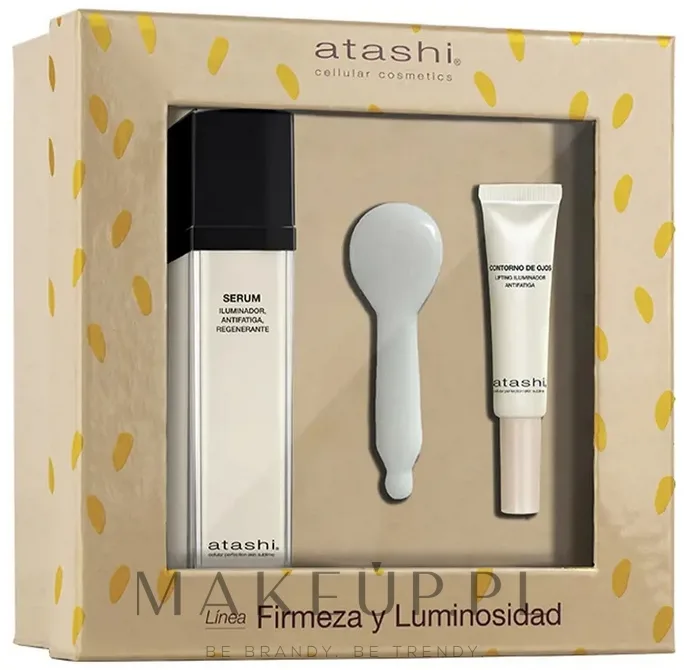 Набор Atashi Firmness & Luminous сыворотка крем для век с арбутином глутатионом и гуаша 50+15 мл