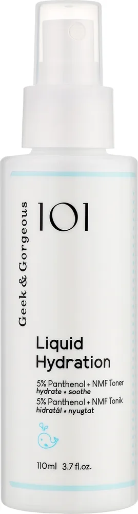 Увлажняющий тоник Geek & Gorgeous Liquid Hydration с 5% пантенола и мочевиной, 110 мл