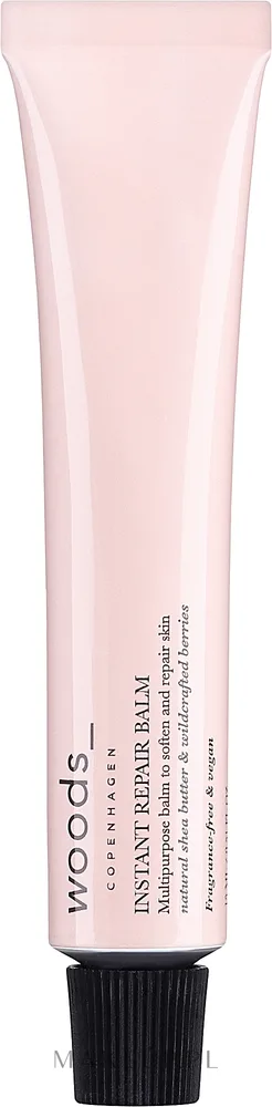 Woods Copenhagen Instant Repair Balm — интенсивно восстанавливающий бальзам с маслом ши, облепихой и морошкой, 15 мл