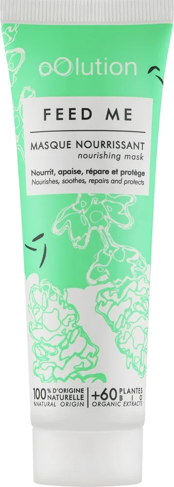 Питательная маска для лица для сухой и чувствительной кожи oOlution Feed Me Natural Nourishing Face Mask