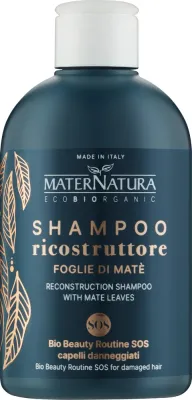 Шампунь MaterNatura восстанавливающий с листьями мате и аминокислотами, 250 мл, Италия