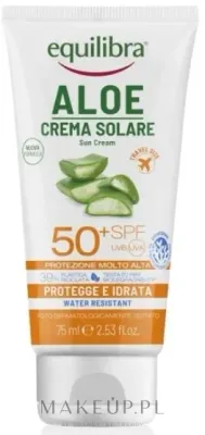 Крем для тела Equilibra Aloe Sun солнцезащитный SPF 50+ с алоэ вера 75 мл