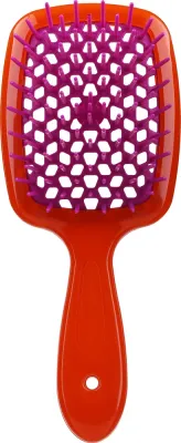 Щётка для волос Janeke Superbrush Small оранжево-розовая