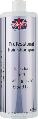 Шампунь Ronney Professional Holo Shine Star против желтизны для светлых и седых волос, 1000 мл, Евросоюз