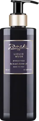 Гель для душа и ванны Janeke Liquid Musk с мускусом, ванилью тонка и амброй, 300 мл