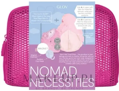 Набор Glov Nomad Necessities рукавица для снятия макияжа стик для очищения маска для сна сетчатая косметичка и аксессуар 5 предметов