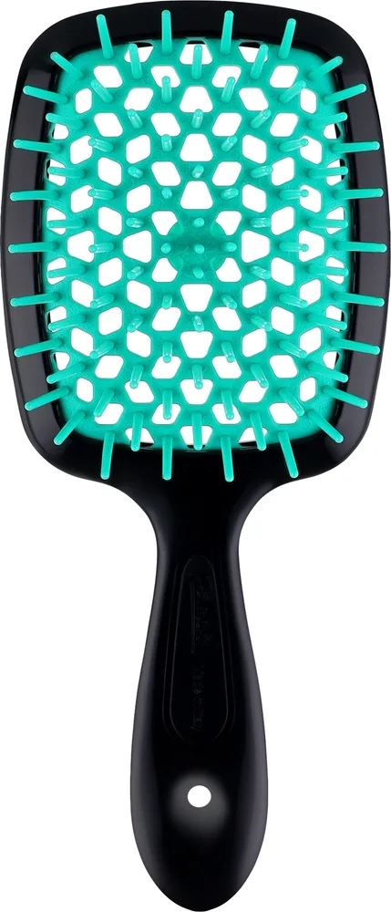 Щётка для волос Janeke Small Superbrush 71SP234 TFF чёрный с бирюзовым