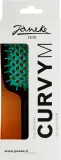 Щётка для укладки волос Janeke CurvyM Extreme Volume Brush чёрно-синий — фото 2