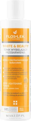 Осветляющий тоник Floslek White & Beauty против пигментных пятен с витамином C, 225 мл