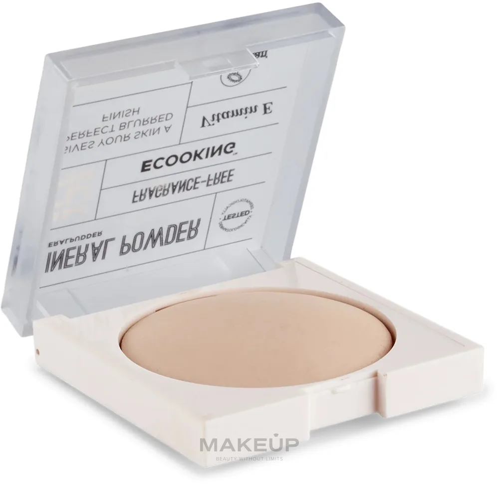 Минеральная пудра Ecooking Mineral Powder для лица матирующая, 8,5 г, оттенок 02