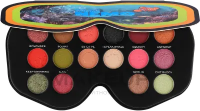 Палетка теней для век Makeup Revolution Finding Nemo Sherman Shadow Palette 16 оттенков