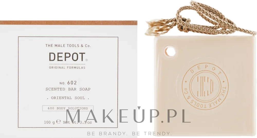 Мыло туалетное Depot № 602 Oriental Soul мужское с восточным ароматом, 100 г