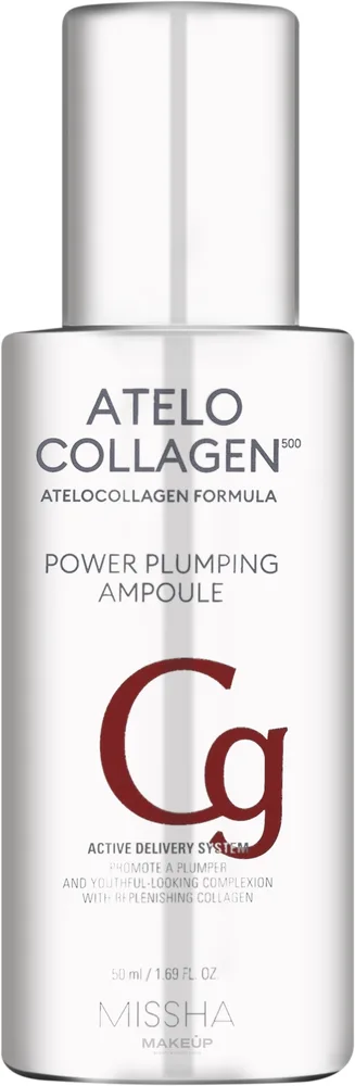 Сыворотка для лица Missha Atelocollagen 500 Power Plumping с коллагеном и пептидами 50 мл