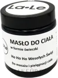 Масло-баттер для тела La-Le в форме свечи Ho Ho Ho новогоднее — фото 1
