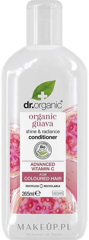 Кондиционер для волос с гуавой Dr Organic Guava Shine & Radiance, 265 мл