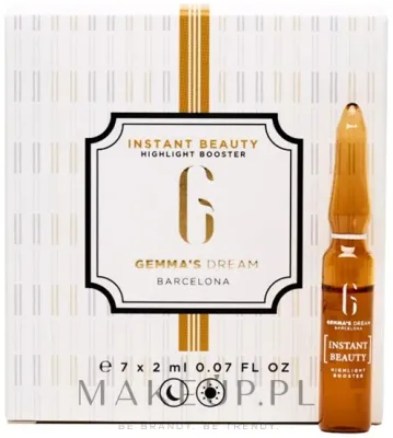 Бустер для лица Gemma's Dream Instant Beauty Highlight с витамином C и коллагеном 7х2 мл
