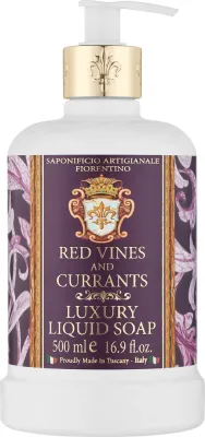 Мыло жидкое натуральное Saponificio Artigianale Fiorentino Red Vines and Currants, 500 мл