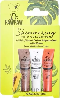 Набор бальзамов для губ Dr. PAWPAW Shimmering Trio