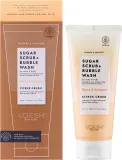 Voesh Voesh Sugar Scrub+Bubble Wash Citrus Crush - Сахарный скраб 2 в 1 для кожи головы и тела Citrus Crush с цитрусовым ароматом 210 г — фото 2