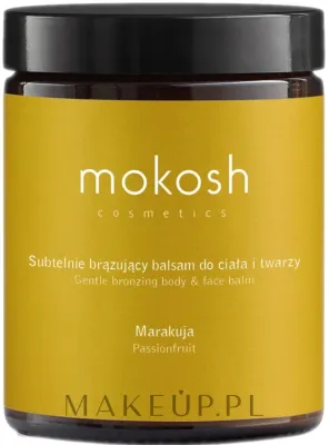 Mokosh Cosmetics Gentle Bronzing Body&Face Balm — бронзирующий бальзам для тела и лица с маракуйей, 180 мл