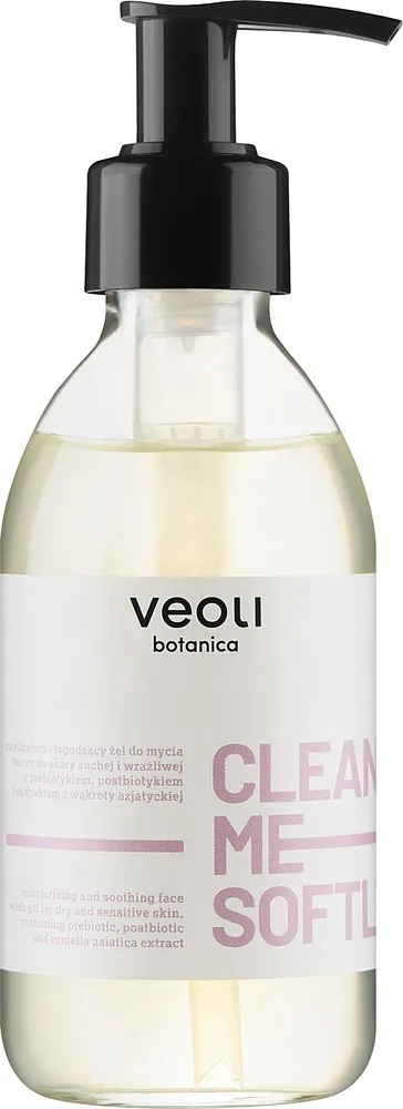 Увлажняюще-успокаивающий гель для умывания Veoli Botanica Cleaning Me Softly 190 мл