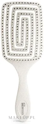 Плоская щётка для волос IDC Institute ECO Paddle Brush белый