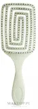 Плоская щётка для волос IDC Institute ECO Paddle Brush зелёный — фото 1