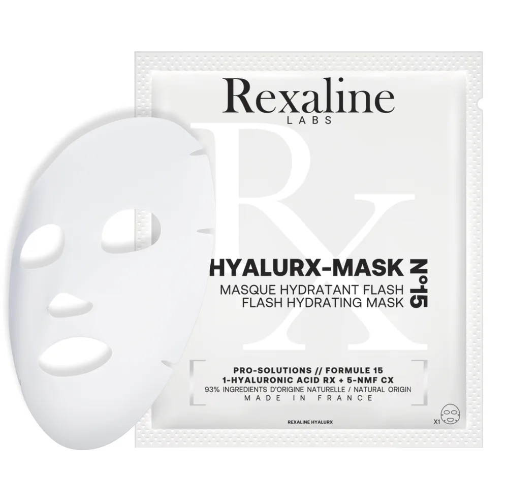 Увлажняющая тканевая маска для лица Rexaline Hyalurx-Mask N15 Flash Hydrating Mask